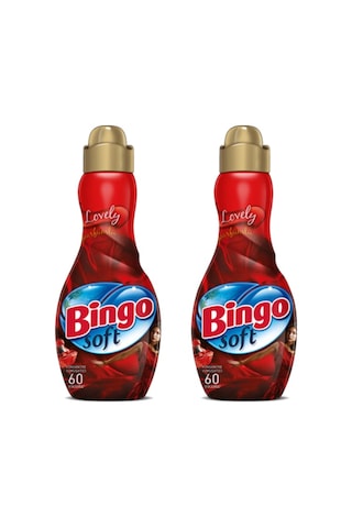 Bingo Soft Konsantre Çamaşır Yumuşatıcısı Lovely 2 x 1440 ML