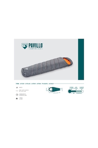 Bestway Pavillo Hiberhide 5 (3-8 C) Uyku Tulumu Gri