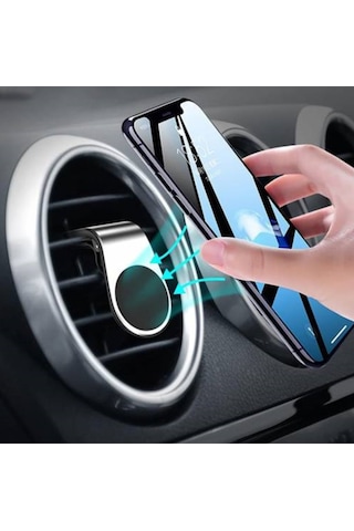 Telefon Tutacağı Araç İçi Kalorifer Destekli Mıknatıslı Telefon Tutacağı Cartextlfnsyte169-170 Siyah