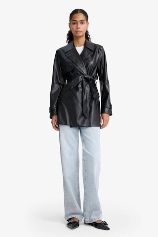 Defacto Siyah Kadın Trençkot E8596ax/bk27 Siyah