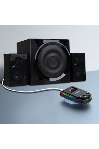 Cbtx Q7 Taşınabilir Dijital Ekran Bluetooth 5.3 Mp3 Çalar 2'si 1 Arada Alıcı / Verici Araç Ses Adaptörü