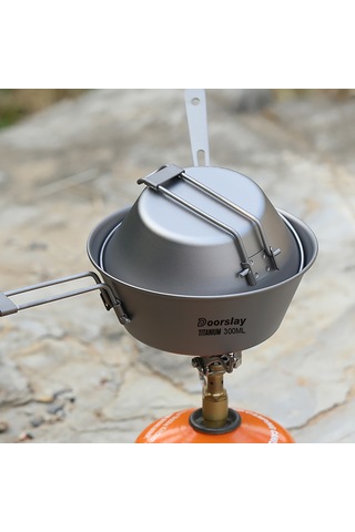 Xiyyadms Titanium Konik Kase 300ml - Spoutsuz Mini Boyut, Hafif Tasima, Islak Ortamlarda Kullanimi Icin Optimal METALİK