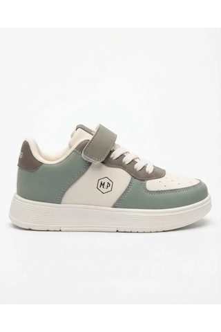 M.p. One 262-3707 Çocuk Bej-kahve-yeşil Cilt Sneaker Ayakkabı