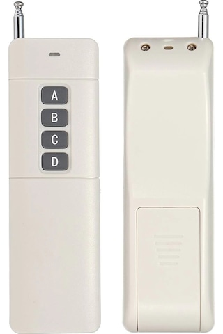 Uzun Mesafe Rf Kumanda 433Mhz 3000M Menzil Rf Röle Kumanda 4Kanal