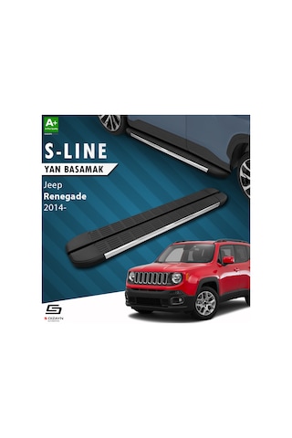 S-dizayn Jeep Renegade S-line Krom Yan Basamak 173 Cm 2014 Üzeri
