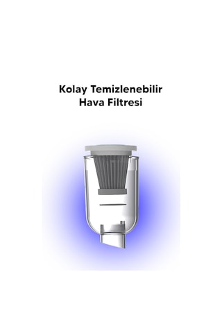 Buğz Taşınabilir Kablosuz Elektrikli El Süpürgesi- Ev, Ofis, Araba ,klavye Temizliği İçin İdeal
