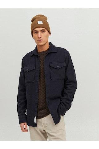 Jack & Jone Jaclong Knit Beanie Noos Erkek Bere-27107 - Kahverengi