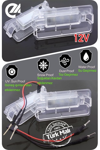 Seat Arosa 6h 1997-2004 Canbus Led Plaka Aydınlatma Ledi Lambası