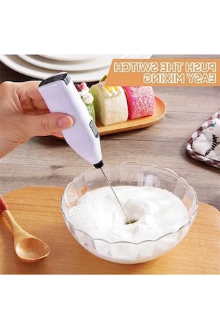 Ulzyvf Yumurta Mutfak Mini Mikser Mikser Köpürtücü Kahve Kablosuz Frother Elektrikli El Çırpma Çırpma Çırpma Çırpıcı Cappuccino Blender Beyaz Beyaz Araçları Nl Beyaz