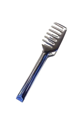4'lü Çelik Servis Maşa Seti Izgara-salata-pasta-makarna Beyaz