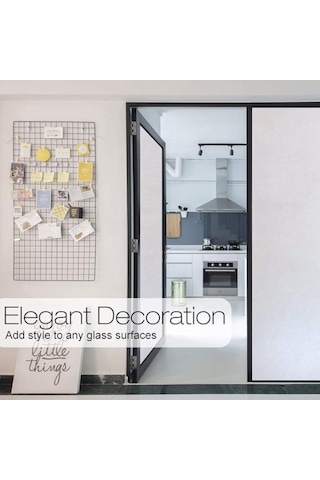 3 Metre X 45 Cm. Uv Engelleyici Buzlu Cam Filmi