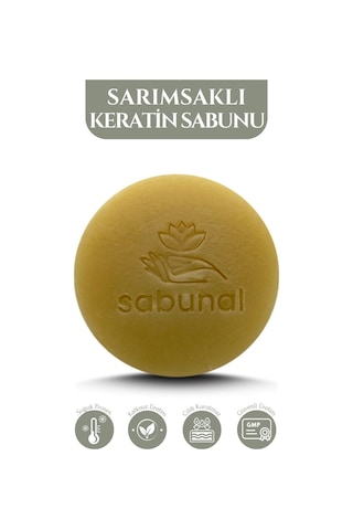 Sabunal Sarımsaklı Keratin Sabunu 4 Adet - Saç Besleyici Sabun