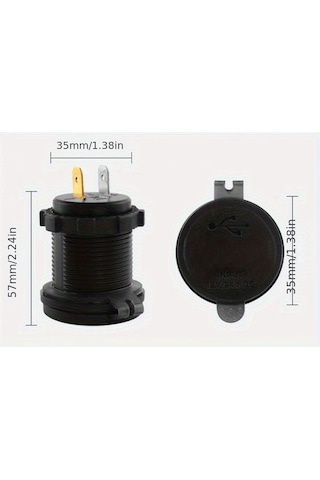 Cordial 120w Temel Siyah Süper Hızlı Şarj 2usb 2pd Dijital Voltaj Ekranlı Araç Şarj Cihazı 12 24v Araba Motosiklet Gemi