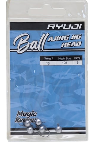 Ryuji Ball Ajing Jighead No:10 5 Adet Zoka 1.3G
