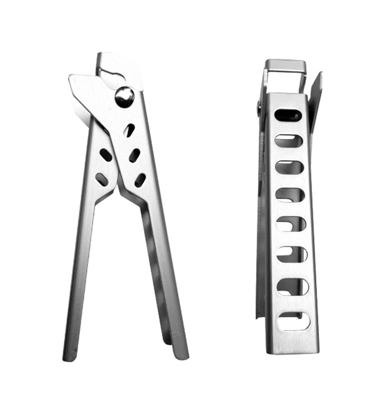 Moveevo Alüminyum Tencere Tutucu - Isıtaşlı Tabak, Kase, Tencere Taşıma Aracı - 12.5x3 Cm - 33g Gümüş