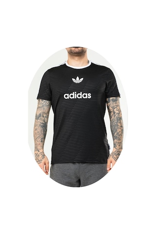 Adidas Ef-4380 Erkek Polyester T-shirt Siyah