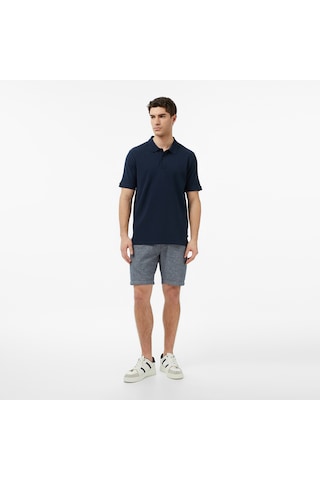 Nautica Erkek Lacivert Regular Fit Polo Yaka T-shirt Düz K65000t Lacivert