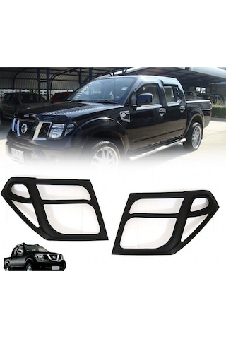 Ducki Navara D40 2005-2010 Far Çerçevesi Siyah (ABS Plastik)