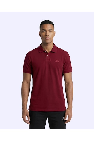 Kappa Fausto Erkek Bordo Regular Polo Yaka Tişört