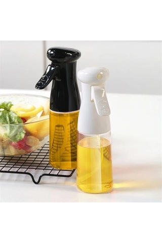 Çok Amaçlı Cam Şişe Püskürtmeli Dağıtıcı Yağdanlık Limonluk Sirke Sosluk Spreyi Siyah Bx40 Çok Renkli