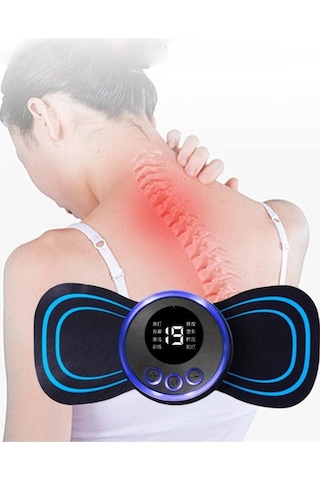 Dm Uzaktan Kumandalı Akıllı Boyun Masaj Aleti, Taşınabilir Elektrikli Servikal Masaj Cihazı Gri-siyah Gri - Siyah