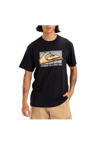 Quiksilver Retro Fade Ss Erkek T-shirt-29753 Siyah
