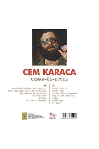 Cem Karaca - Cemaz Ül Evvel Plak