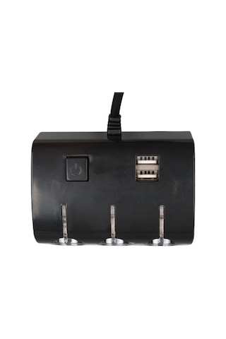 Olesson 1506 12-24v Çift Usb Girişli 120w 80 Cm Kablolu 3 Lü Araç Çakmak Çoklayıcı
