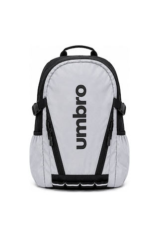 Umbro Motorcu Çantası Reflektörlü Sırt Çantası Okul Çantası Unisex Çanta Gri