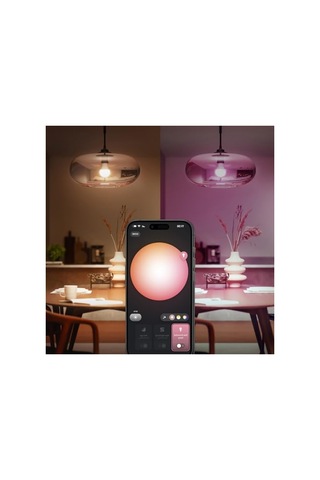 Renkli Akıllı E27 Ampul - 8w, 806 Lumen, Bluetooth Kontrol