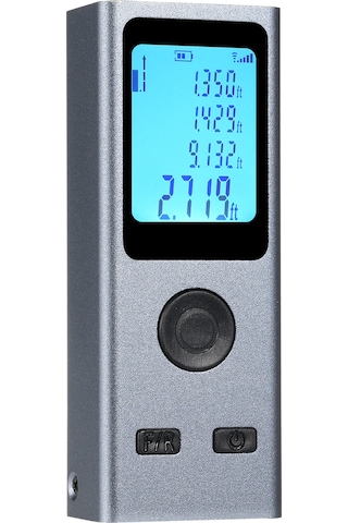 Lepmerk Mini 30m Dijital Akıllı Lazer Uzaklık Ölçer Koyu Gri