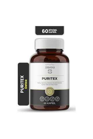 Erbatab Puritex Takviye Edici Gıda 60 Kapsül