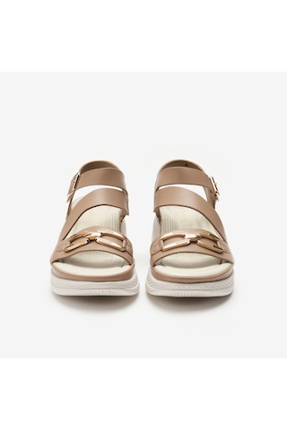 Sand Beige Sandalet Kadın 306081dm Donna Serena T. 6081dm Bej