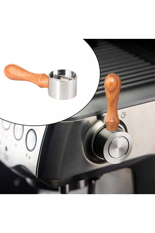 Homyl Buhar Kolu Kahve Makinesi Aksesuarları Espresso Yedek Argent, Ahşap