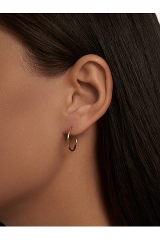 Mıx Jewelry Kongo Halka Küpeler 925 Ayar Gümüş, Çap 15 Mm 448285849 Diğer