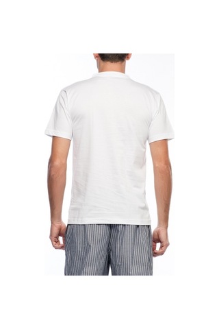 Nbb 707 Erkek Atlet Kısa Kollu V Yaka Beyaz