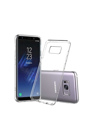 Zore Galaxy Uyumlu S8 Kılıf Msra Süper Silikon Kapak - Renksiz Renksiz