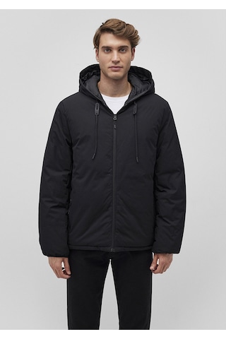 Mavi - Kapüşonlu Siyah Şişme Mont 0110352-900 Siyah