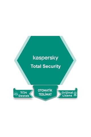 Kaspersky Total Security 2022-3 Cihaz 1 Yıl