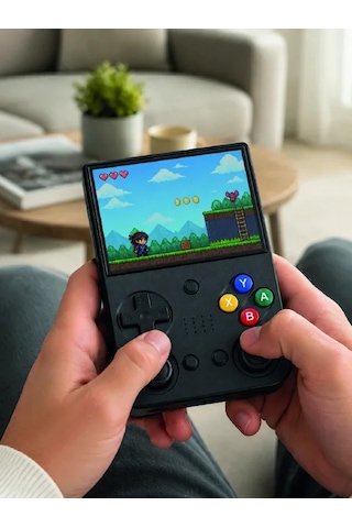 Retro Taşınabilir Oyun Konsolu 3.5 İnç Ips Ekran 26 Emülatör Destekli 64gb El Tipi Oyun Cihazı Diğer