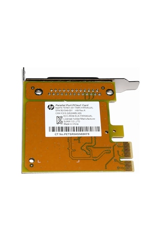Hp 801549-001 Pcı Express X1 Paralel Port Lpt Db25 Genişleme Kartı Par6408a
