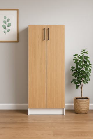 2 Kapaklı Elbise Dolabı 180 70 50 Cm Ahşap