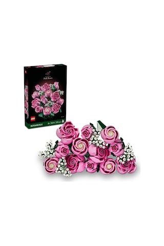 Ayrex Lego Botanicals Pembe Gül Buketi 10374 - Yetişkinler İçin Tomurcuk Ve Açmış Olarak 12 Pembe Gül İle 4 Bahar Diğer