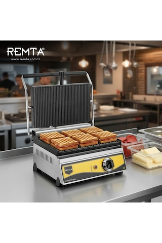 Remta 12 Dilim Sanayi Tipi Elektrikli Tost Makinesi R71 Inox