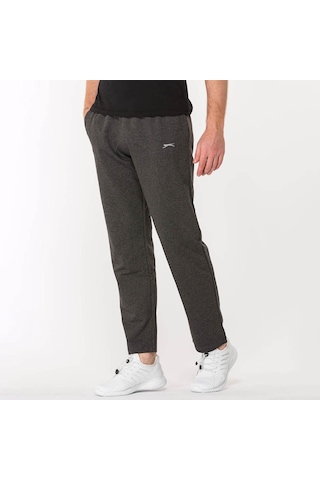 Slazenger OTEKS Erkek Cepli Koyu Gri Eşofman Altı