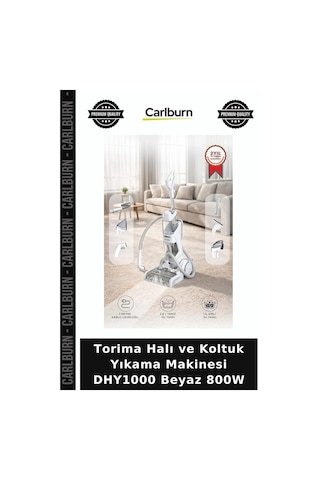 Özel Üretim Torima Halı Ve Koltuk Yıkama Makinesi Dhy1000 Beyaz 800w Alet Leke Güçlü