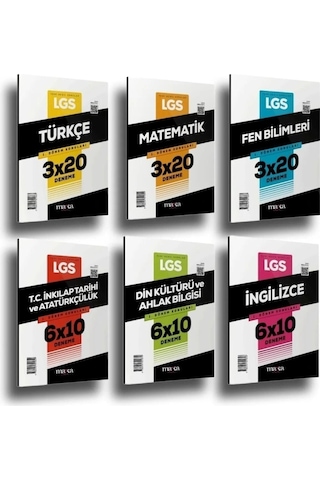 Lgs 2025 1.dönem Deneme Seti Türkçe Matematik Fen Inkılap Din Ingilizce Tamamı Çözümlü