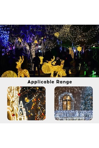 Pazly Güneş Enerjili 50 Led'li 8 Modlu Su Geçirmez Dış Mekan Aydınlatma Şerit Işığı