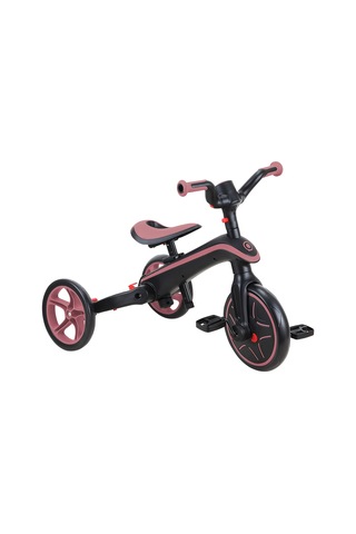 Globber Explorer 4in1 Katlanabilir Bisiklet Koyu Pastel Pembe Çok Renkli