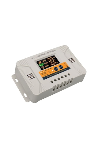 Powermaster Pm-40a 12v-24v 40 Amper 4 Usb Çıkışlı Dijital Ekranlı Solar Şarj Regülatörü